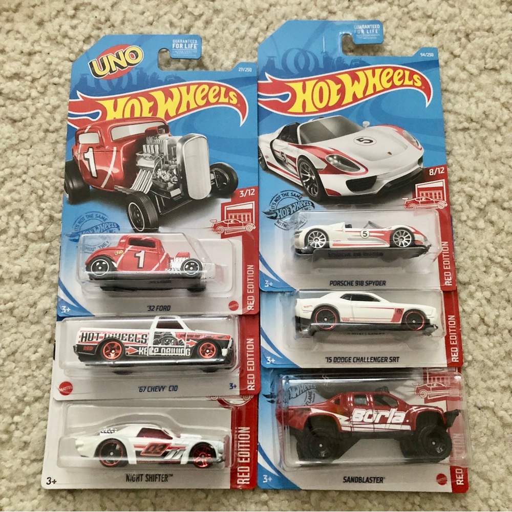 Hot Wheels Target Red Edition Exclusive Cars